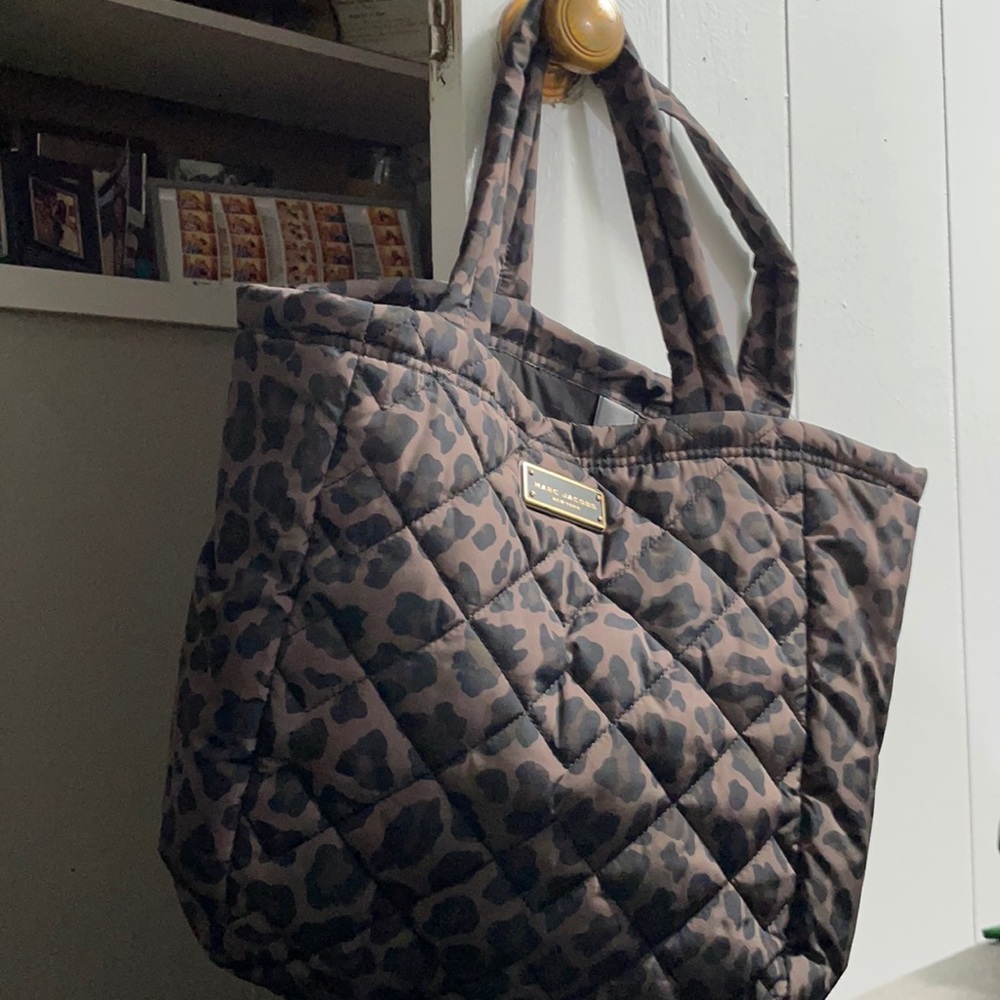 MARC JACOBS leopard tote